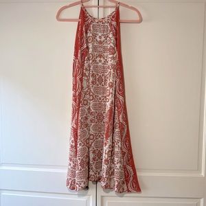 MAX STUDIO midi orange floral dress